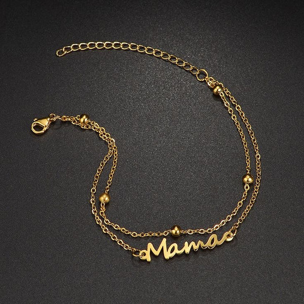 Mama Necklace & Bracelet – Stainless Steel Elegance ✨