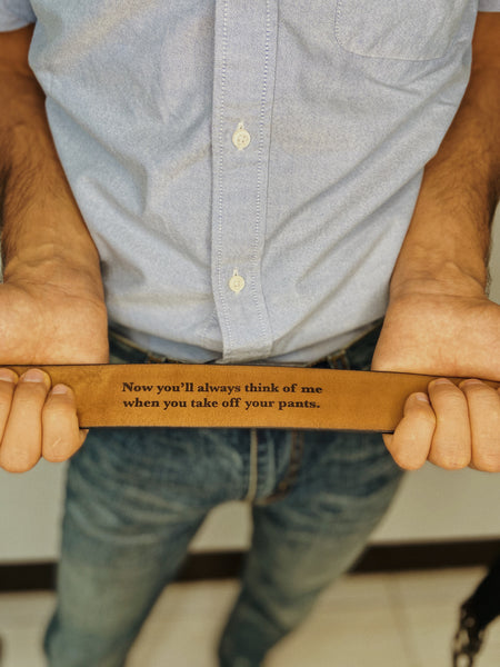 Secret Message Men's Belt