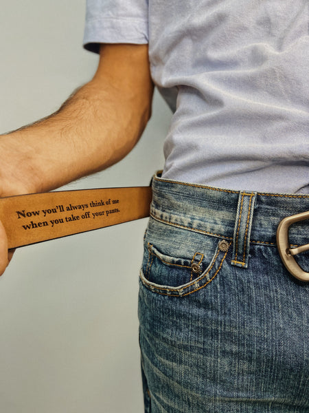 Secret Message Men's Belt