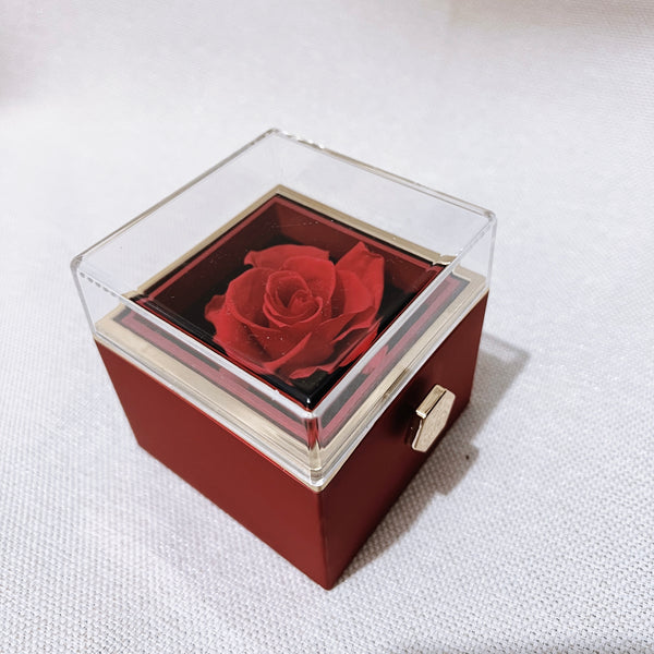 Preserved Flower Rose Twist-and-View Box 🌹