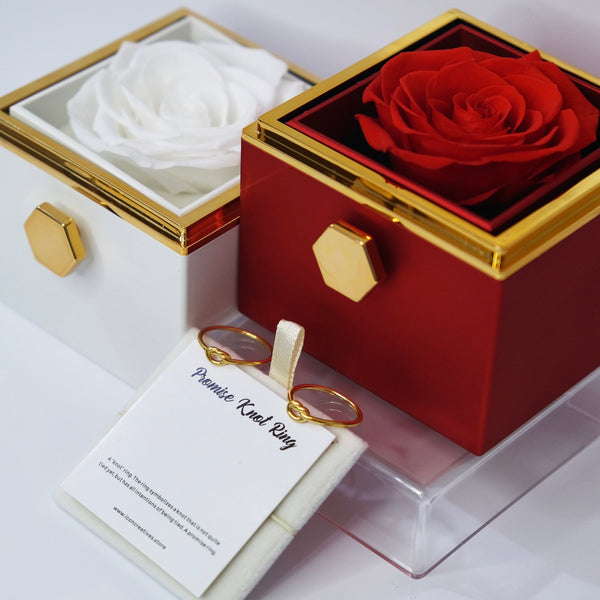 Preserved Flower Rose Twist-and-View Box 🌹