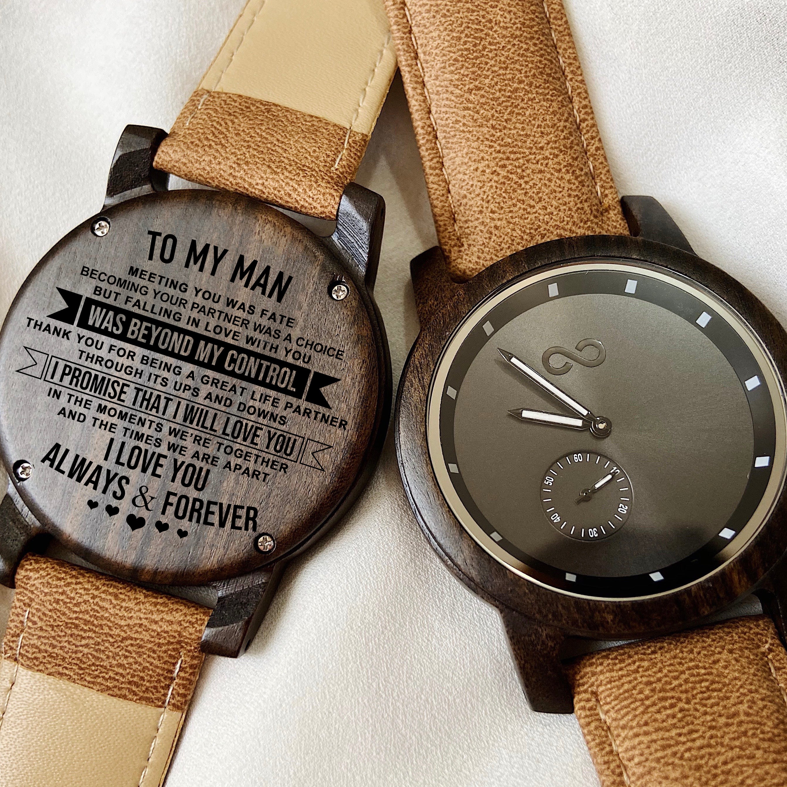 To My Man - IC01 Wood Watch