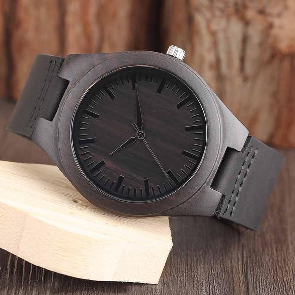 Personalized wood watch
