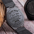 To My Man Always - IC02 Wood Watch