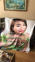 Personalized  Premium Photo Fleece Blanket