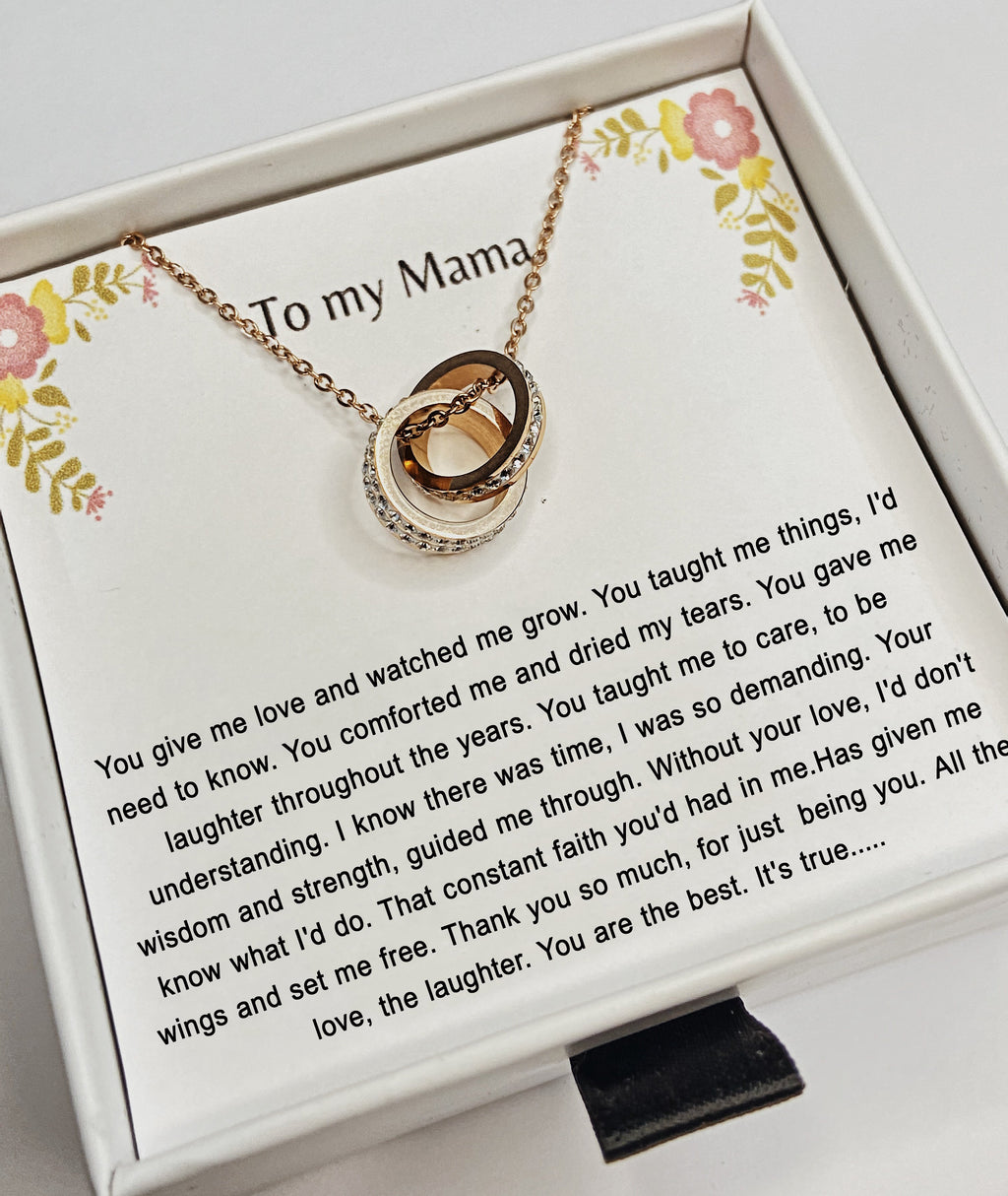 I LOVE YOU Mom Necklace