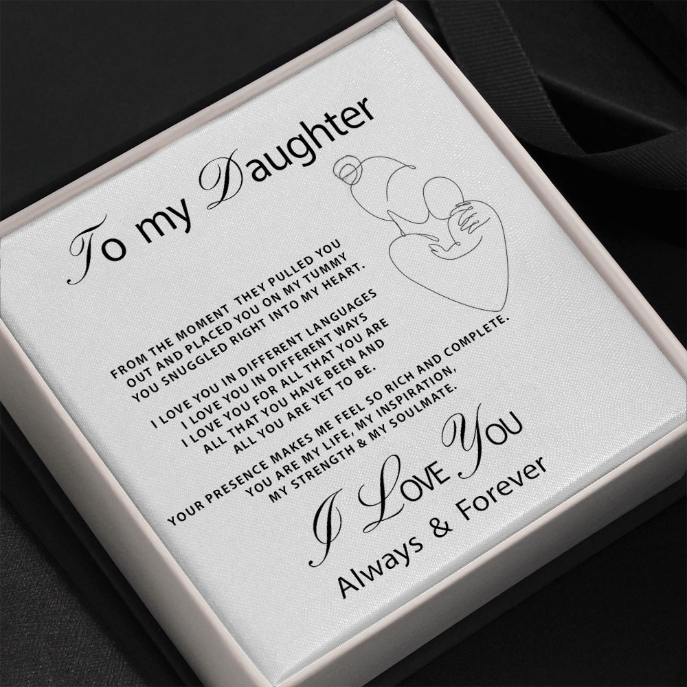 To My Daughter - 100 Languages "I Love You" Necklace ™️